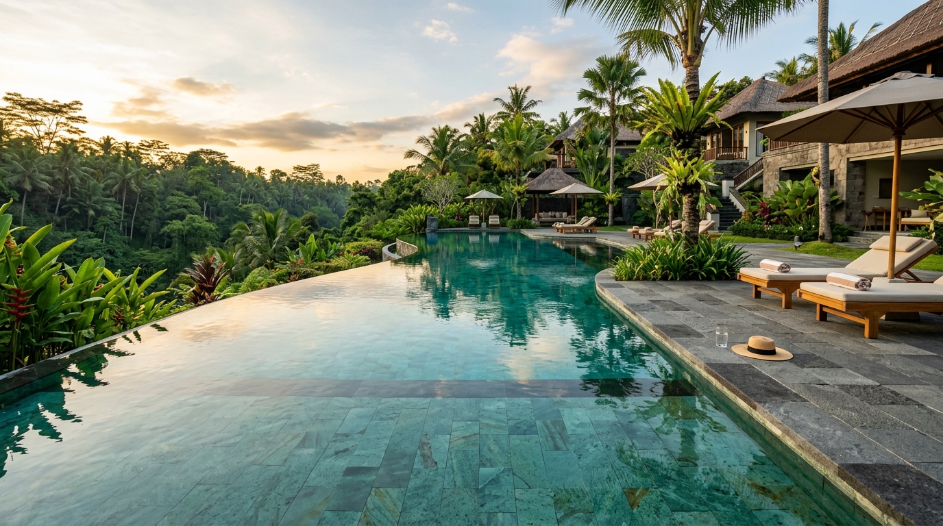 Kolam Renang Resort Batu Hijau Sukabumi